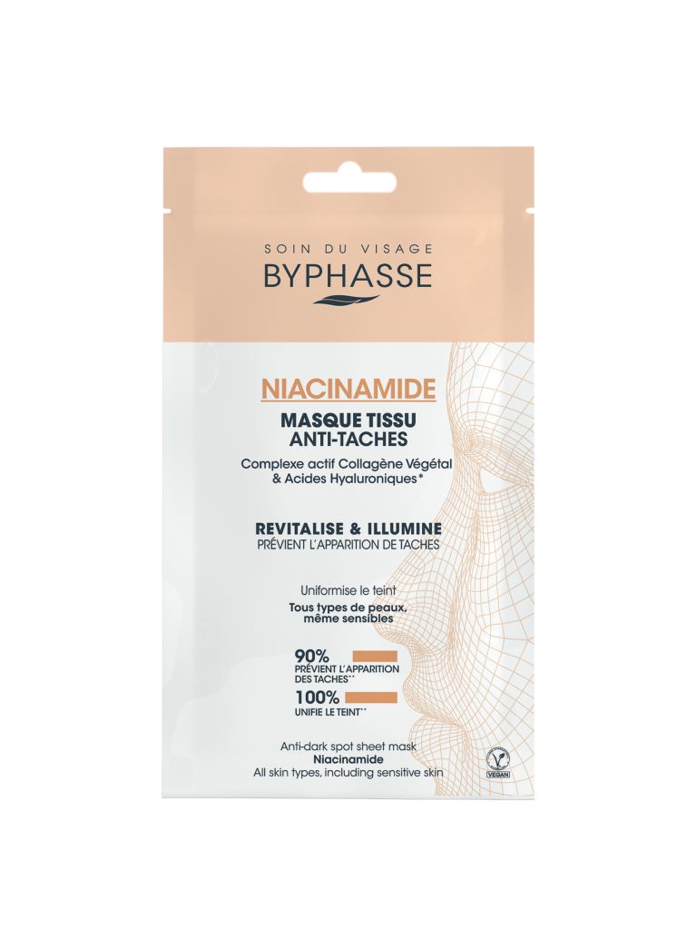  SKIN BOOSTER<br>NIACINAMIDE<br>ANTI-DARK SPOTS SHEET MASK 18ML