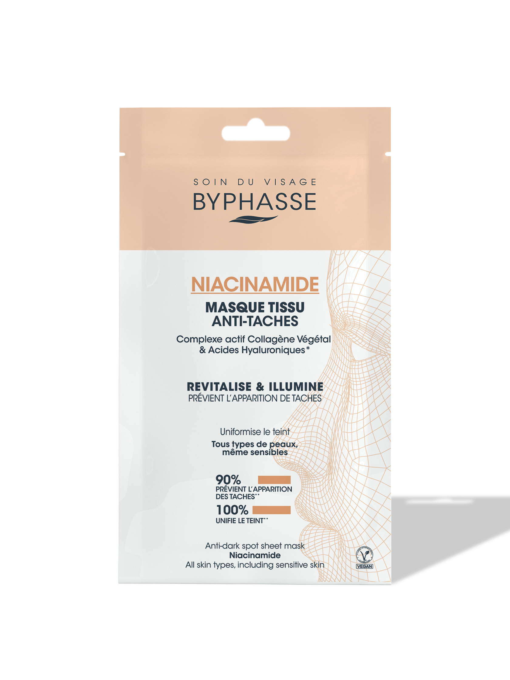  SKIN BOOSTER<br>NIACINAMIDE<br>ANTI-DARK SPOTS SHEET MASK 18ML