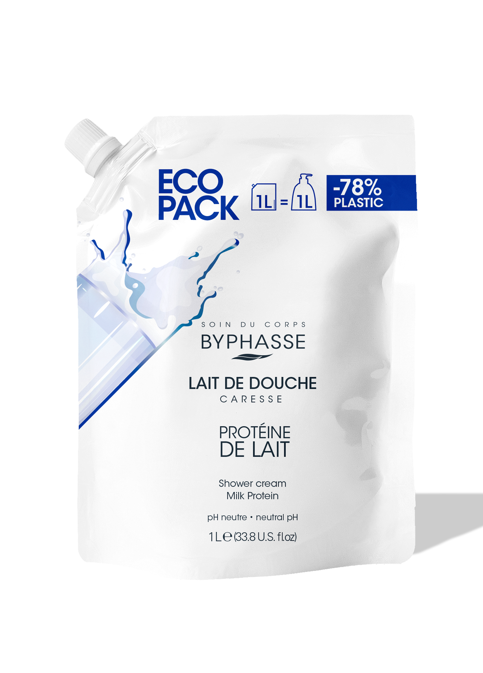  CARESSE SHOWER CREAM ECOPACK 1L